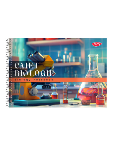 CT303-20,Caiet A4 biologie spira 24 file DACO - Set 20