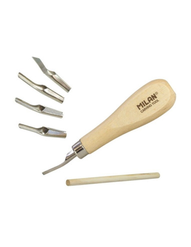 61054,Accesorii modelaj - Cutit linogravura Set 5 MILAN
