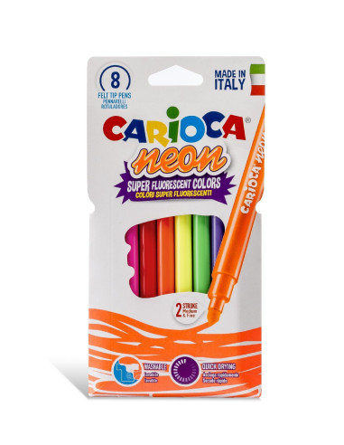 42785,Carioca 8 culori neon CARIOCA