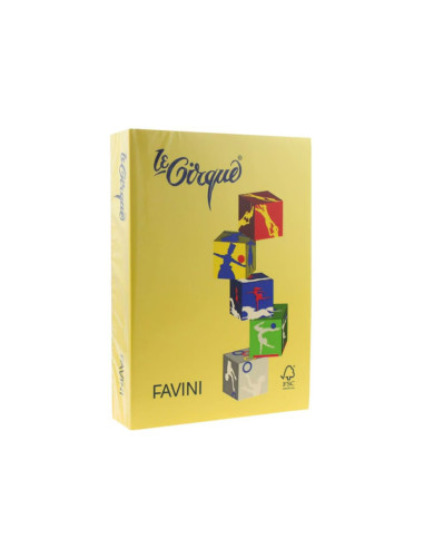 A71L353,Hartie colorata A3 80 g/mp galben inchis 200 FAVINI
