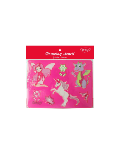 SB002U,Sablon desen Unicorn DACO