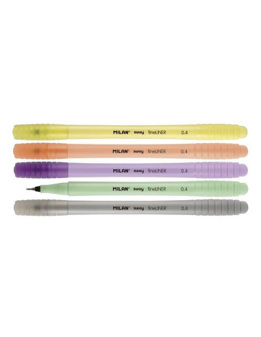 06180414PS-14,Pix fineliner pastel 0.4 mm Sway Set 5 MILAN