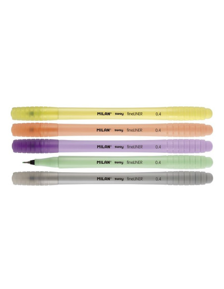 06180414PS-14,Pix fineliner pastel 0.4 mm Sway Set 5 MILAN