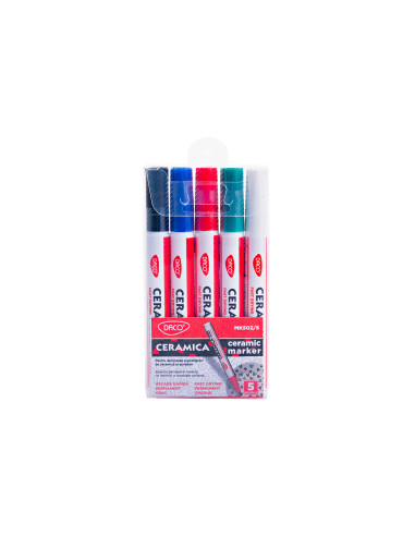 MK502/5,Marker ceramica set 5 DACO MK502/5