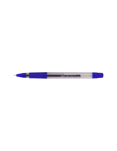2420A-12,Pix Soft gel Fine 0.5 mm Albastru PENSAN - Set 12