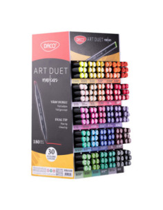 MK6180,Display markere grafic Art Duet Set 180 DACO