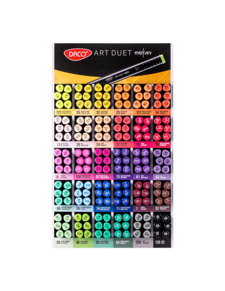 MK6180,Display markere grafic Art Duet Set 180 DACO