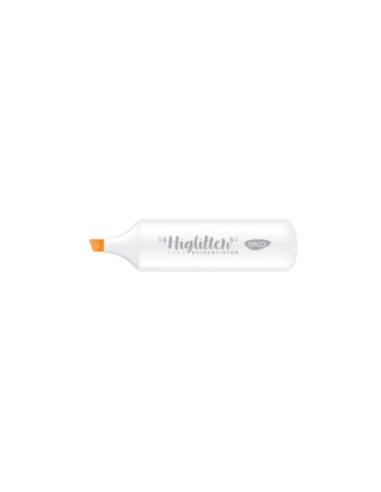 MK404P-10,Marker evidentiator glitter Portocaliu DACO MK404P - Set 10