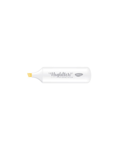 MK404G-10,Marker evidentiator glitter Galben DACO MK404G - Set 10