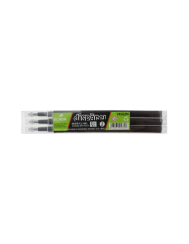74502N,Mina cu gel Disparel Negru ECADA