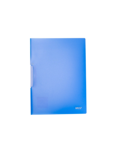 MP540A,Mapa plastic cu clips A4 Albastru DACO