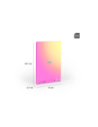 57243L48SNP,Caiet A4 48 file matematica cusut Roz Sunset MILAN