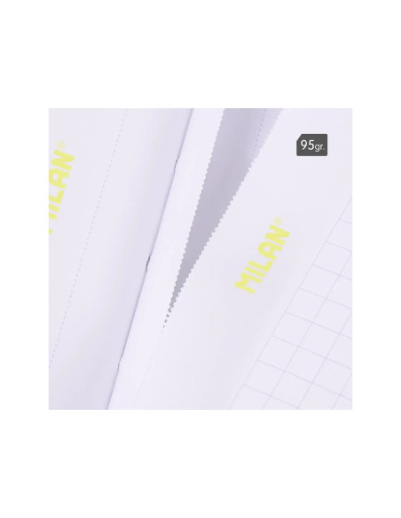 57243L48SNY,Caiet A4 48 file matematica cusut Galben Sunset MILAN