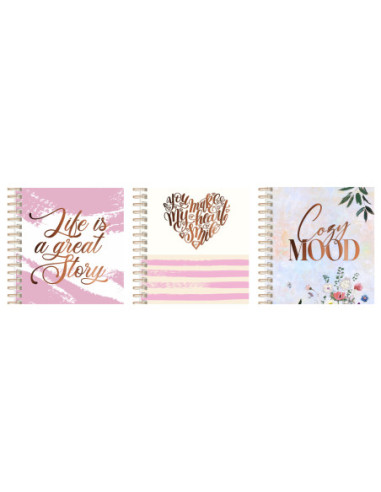 AN528,Agenda A5 nedatata 184x214 mm 96 file DACO AN528