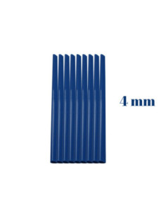 65104A-100,Baghete indosariere 4 mm Albastru ECADA - Set 100