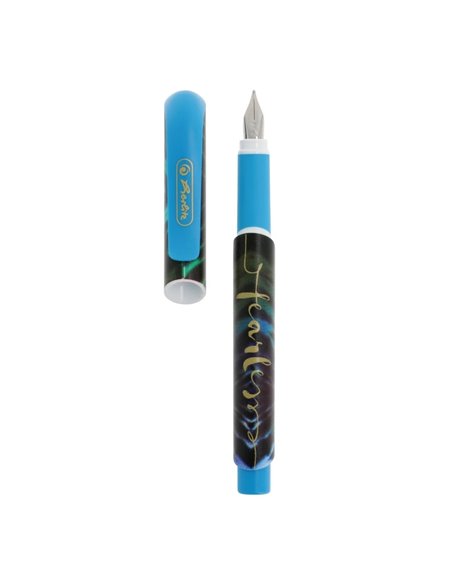 Stilou ergonomic penita m, 3 patroane incluse, motiv new batik fearless, blister