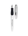 Stilou Herlitz My.Pen, penita M, blister, Negru/Alb