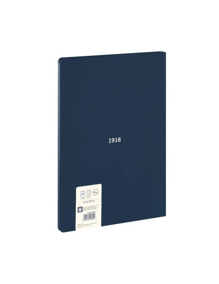 57243G48B,Caiet A4 48 file matematica cusut Albastru MILAN