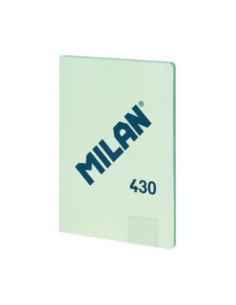57243G48GR,Caiet A4 48 file matematica cusut Verde MILAN