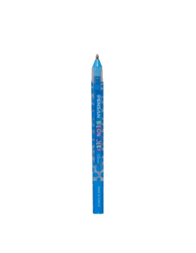 2801A-12,Pix PENSAN gel jely neon albastru 2801A - Set 12