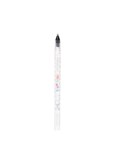 2801W-12,Pix PENSAN gel jely neon alb 2801W - Set 12