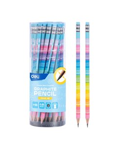 Creion grafit HB cu radiera si tabla inmultirii Deli  2