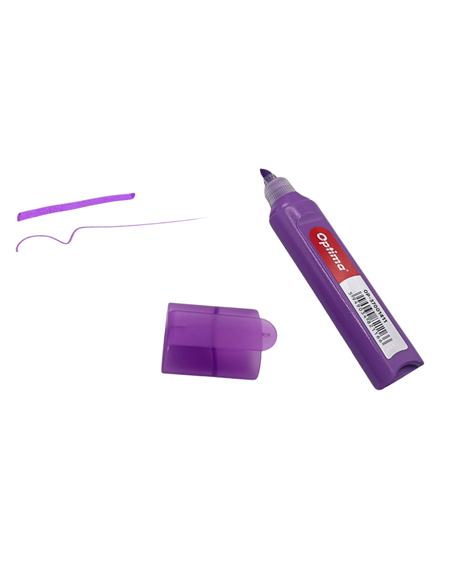 Set 6 textmarkere Optima 720, varf lat 1-4 mm
