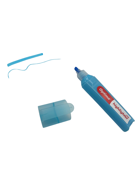 Set 6 textmarkere Optima 720, varf lat 1-4 mm