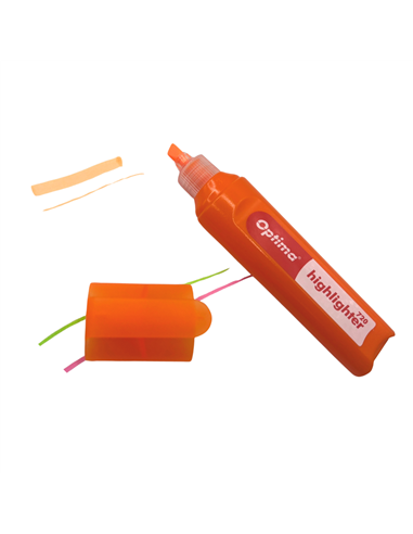 Set 6 textmarkere Optima 720, varf lat 1-4 mm
