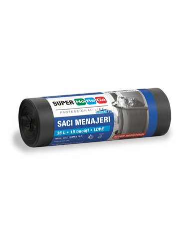 Saci menaj Horeca, 35 L, 15 bucati