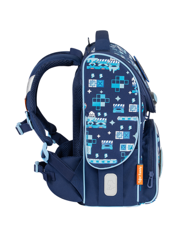 Ghiozdan scoala Tiger Family Nature Quest Pro, 35 x 31 x 19 cm, Motiv iceman wonders, Go ocean