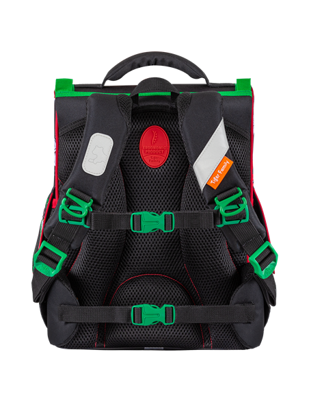Ghiozdan scoala Tiger Family Nature Quest Pro, 35 x 31 x 19 cm, Motiv Speed round