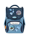 Ghiozdan scoala Tiger Family Nature Quest Pro, 35 x 31 x 19 cm, Motiv block city, Go green