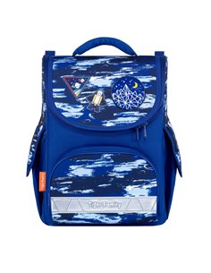 Ghiozdan scoala Tiger Family Nature Quest Lite, 35 x 31 x 19 cm, Motiv space journey