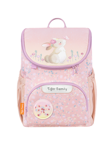 Ghiozdan gradinita Tiger Family Journey, 35 x 28 x 17 cm, Motiv bunny miracles