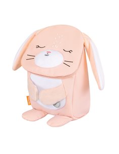 Ghiozdan gradinita Tiger Family Mini Zoomies, 29 x 21 x 12 cm, Motiv pink bunny