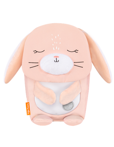 Ghiozdan gradinita Tiger Family Mini Zoomies, 29 x 21 x 12 cm, Motiv pink bunny