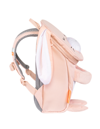 Ghiozdan gradinita Tiger Family Mini Zoomies, 29 x 21 x 12 cm, Motiv pink bunny