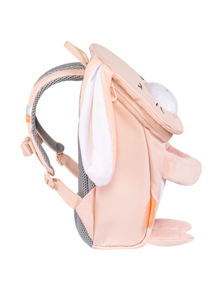 Ghiozdan gradinita Tiger Family Mini Zoomies, 29 x 21 x 12 cm, Motiv pink bunny