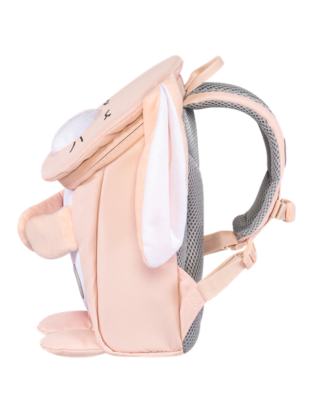 Ghiozdan gradinita Tiger Family Mini Zoomies, 29 x 21 x 12 cm, Motiv pink bunny