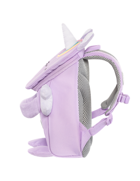 Ghiozdan gradinita Tiger Family Mini Zoomies, 29 x 21 x 12 cm, Motiv purple unicorn
