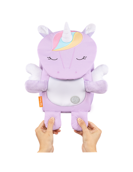 Ghiozdan gradinita Tiger Family Mini Zoomies, 29 x 21 x 12 cm, Motiv purple unicorn