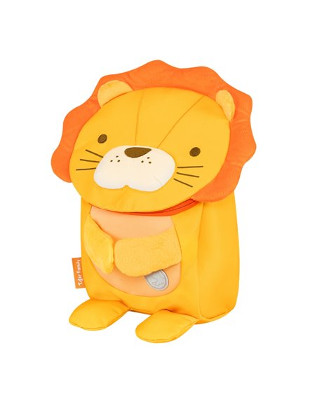Ghiozdan gradinita Tiger Family Mini Zoomies, 29 x 21 x 12 cm, Motiv mustard lion