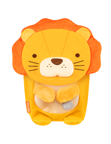 Ghiozdan gradinita Tiger Family Mini Zoomies, 29 x 21 x 12 cm, Motiv mustard lion