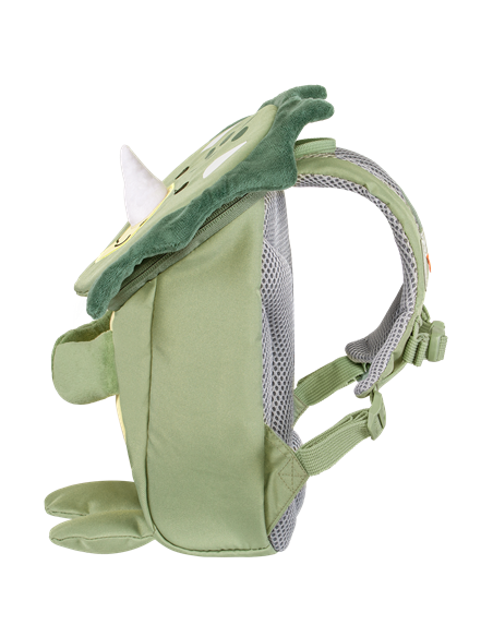 Ghiozdan gradinita Tiger Family Mini Zoomies, 29 x 21 x 12 cm, Motiv green dino