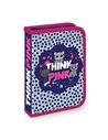 Penar echipat cu 1 fermoar si 2 extensii S-COOL SC3261, 32 piese, Think pink
