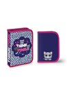 Penar echipat cu 1 fermoar si 2 extensii S-COOL SC3261, 32 piese, Think pink