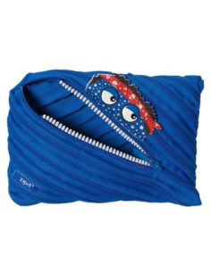 ZP-143982,Penar cu fermoar, ZIPIT Talking Monstar - Albastru royal