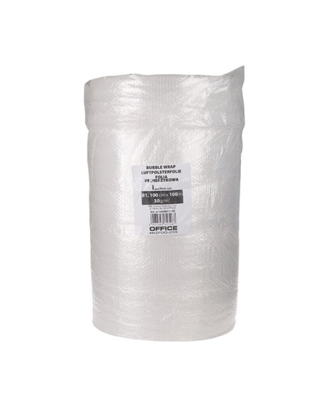 OF-15048511-90,Folie cu bule, 100cm x 100m, 30gr/mp, Office Products