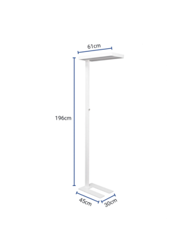 MA-82584-02,Lampa LED de podea, MAUL Javal - alba